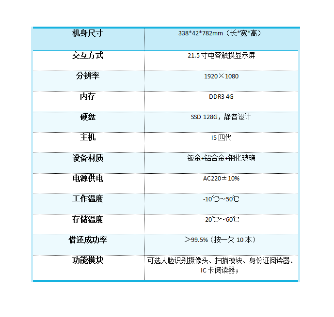 挂壁式自助借还书机